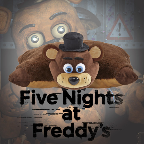 Click here to shop Freddy Fazbear Pillow Pet from Five Nights at Freddys.