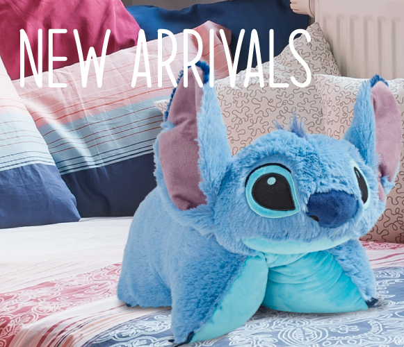 Click here to shop Newly Arrived Pillow Pets, including Disneys Stitch Pillow Pet.